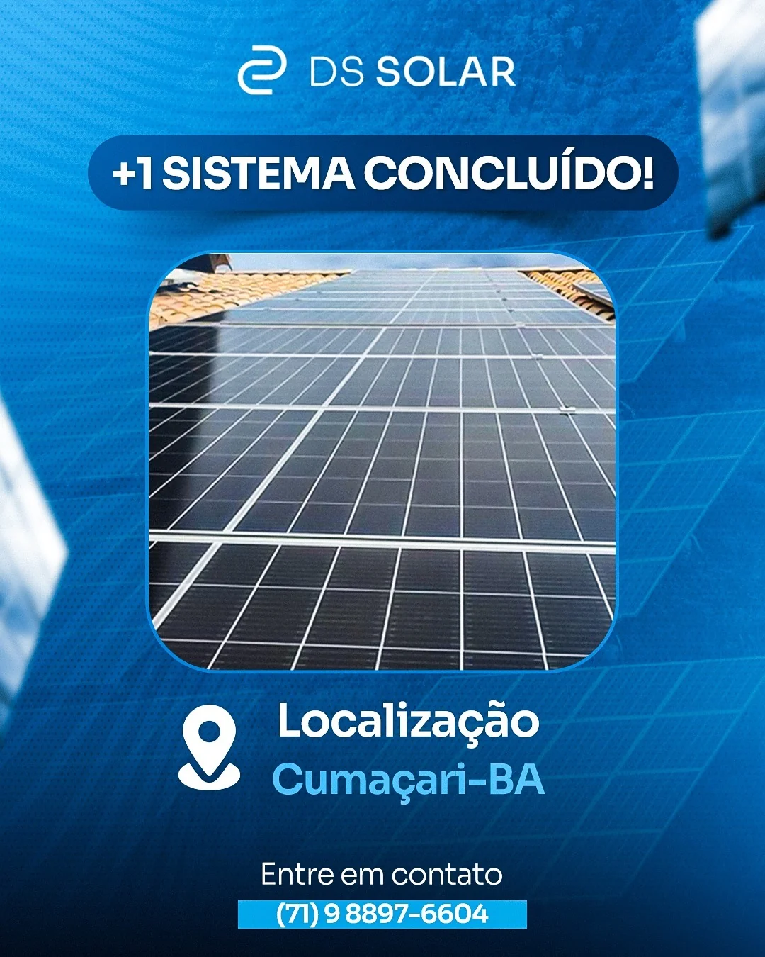 Registro de instalação publicado pela DS