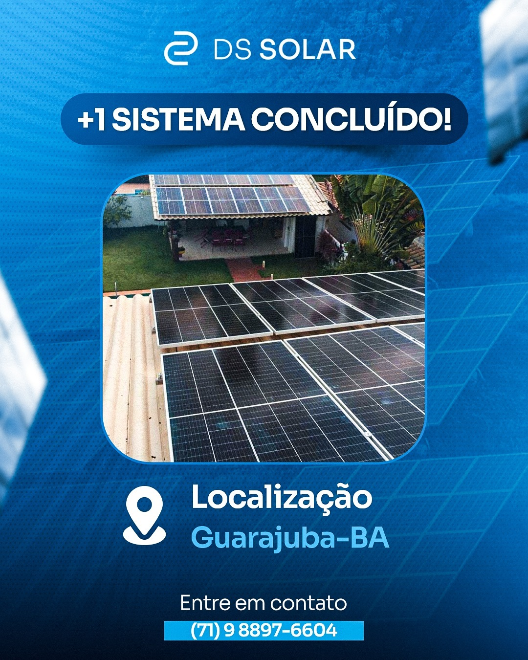 Registro de instalação publicado pela DS
