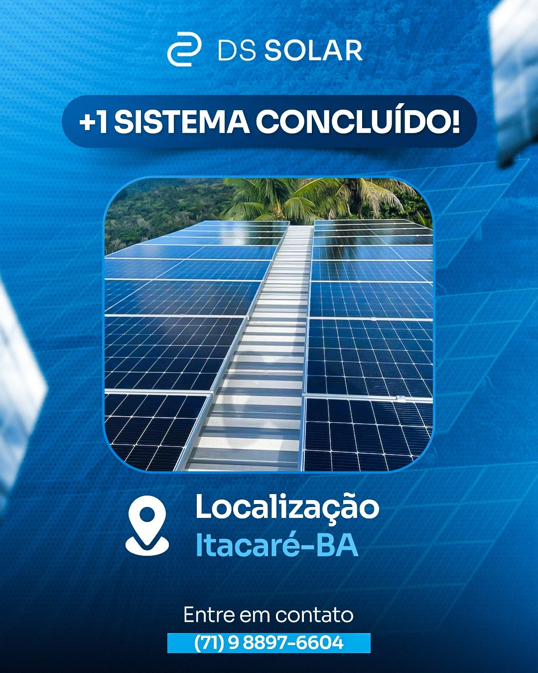 Registro de instalação publicado pela DS